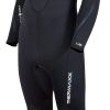 Mens Thermaxx Backzip black/blue